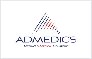 Referenzlogo ADMEDICS, Logo Redesign, Branding und Webdesign umgesetzt durch Kreativloft GmbH Werbeagentur Solothurn.