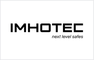 IMHOTEC Spreitenbach (Next level safes) Logo, Referenzkunde der Kreativloft GmbH im Bereich Corporate Design und visuelle Markenkommunikation.