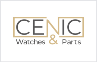 CENIC Watches & Parts Logo, ganzheitlicher Markenauftritt umgesetzt durch die Kreativloft GmbH mit Logodesign, Webdesign, Webshop, Social Media und Print.