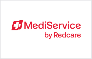 Logo MediService by Redcare, Corporate Design und Marketingumsetzung betreut durch Kreativloft GmbH Werbeagentur Solothurn.