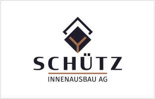 Logo SCHÜTZ INNENAUSBAU AG, Markenentwicklung, Corporate Design und Webauftritt realisiert durch Kreativloft GmbH Werbeagentur Solothurn.