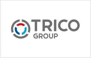 Logo der TRICO GROUP, Markenauftritt und visuelle Kommunikation realisiert durch Kreativloft GmbH Werbeagentur Solothurn.